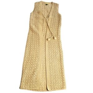 Population Boho Crochet Duster